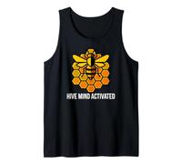 Beekeeper Apiary Honeycomb Hive Mind Activated Tank Top