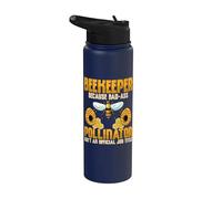 Beekeeper Because Bad-Ass Pollinator Isn't an Official Job Stainless Steel Insulated Water Bottle