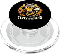 Beekeeper Bee Honeycomb Funny Beekeeping Graphic PopSockets PopGrip for MagSafe