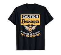 Beekeeper Bees See Running Apiarist Bee Beekeeping T-Shirt
