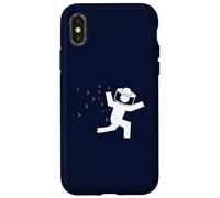 Beekeeper chased by bees funny running beekeeper Case for iPhone X/XS