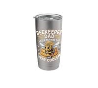 Beekeeper Dad Like A Normal Dad But Way Cooler Beekeeping Stainless Steel Insulated Tumbler