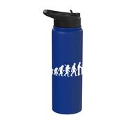 Beekeeper Evolution with Beekeepers Tending to The Hives Stainless Steel Insulated Water Bottle