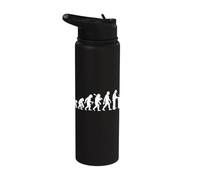 Beekeeper Evolution with Beekeepers Tending to The Hives Stainless Steel Insulated Water Bottle