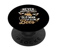 Beekeeper Funny Beekeeping Bee Hive Honeybee for Men PopSockets Adhesive PopGrip