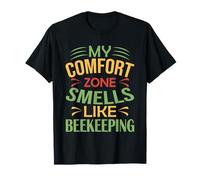 Beekeeper Funny Farmer Comfort Zone Smells Like Beekeeping T-Shirt
