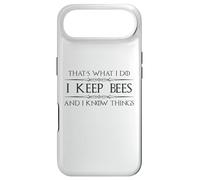 Beekeeper Gifts | I Keep Bees and I Know Things Beekeeping Case for iPhone Air