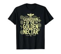 Beekeeper Guardian of The Golden Nectar Beekeeping Value Graphic T-Shirt, Men, Black, S