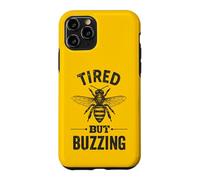 Beekeeper Honey Bee Farmer Tired But Buzzing Beekeeping Case for iPhone 11 Pro