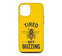 Beekeeper Honey Bee Farmer Tired But Buzzing Beekeeping Case for iPhone 12/12 Pro