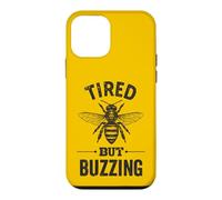 Beekeeper Honey Bee Farmer Tired But Buzzing Beekeeping Case for iPhone 12 mini