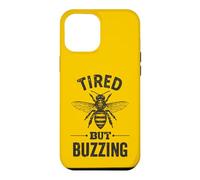 Beekeeper Honey Bee Farmer Tired But Buzzing Beekeeping Case for iPhone 12 Pro Max