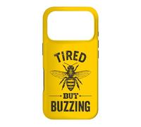 Beekeeper Honey Bee Farmer Tired But Buzzing Beekeeping Case for iPhone 17 Pro