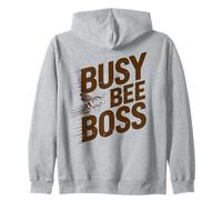 Beekeeper Honeybee Busy Beekeeping Zip Hoodie