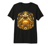 Beekeeper Honeycomb Stained Art Premium T-Shirt