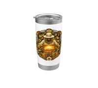 Beekeeper Honeycomb Stained Art Stainless Steel Insulated Tumbler