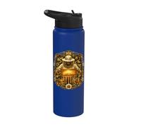 Beekeeper Honeycomb Stained Art Stainless Steel Insulated Water Bottle