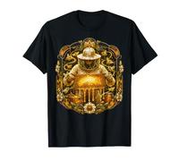 Beekeeper Honeycomb Stained Art T-Shirt