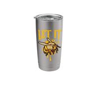 Beekeeper Humor Let It Bee Save The Bees Pollinators Stainless Steel Insulated Tumbler