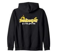 Beekeeper If I Run You Run Funny Quote Zip Hoodie