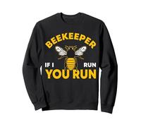 Beekeeper If I Run You Run Sweatshirt, Adult Unisex, Black, Large