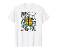 Beekeeper Introvert Hive Mind Over Crowds Value Graphic T-Shirt, Men, White, S
