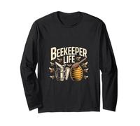 Beekeeper Life Honey Bee Smoke Hive Apiary Long Sleeve T-Shirt