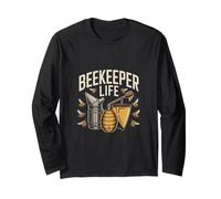 Beekeeper Life Honey Bee Smoke Hive Apiary Long Sleeve T-Shirt