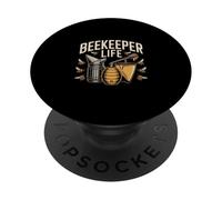 Beekeeper Life Honey Bee Smoke Hive Apiary PopSockets Adhesive PopGrip