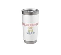 Beekeeper of The Year Retro Pollinator Stainless Steel Insulated Tumbler