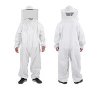 Beekeeper Protective Suit Beekeeper Suit Professional Beekeeping Protective Equipment Bee Keeping Full Body Beekeeper Suit Hat ,Full Protection(X-Large)