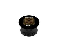 Beekeeper Smell The Honey Vintage Bee Apiary Graphic PopSockets Adhesive PopGrip