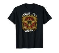 Beekeeper Smell The Honey Vintage Bee Apiary Graphic T-Shirt