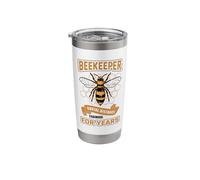 Beekeeper Social Distance Training for Year Bee Keeper Gift Stainless Steel Insulated Tumbler
