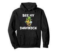 Beekeeper St Patricks Day Cute Leprechaun Bee My Shamrock Pullover Hoodie
