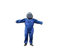 Beekeeper Suit, Anti-bee Suit, Full Set of Breathable Special Thickened Beekeeping Clothing, Half Body Bee Protective Suit, Bee Hat, Take Honey,Never be Stung(Blu,155-173cm)