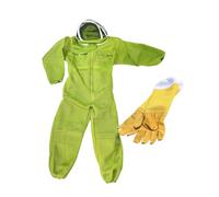 Beekeeper Suit, Beekeeper Cloth Suit Anti Bite 3D Breathable Clothing Custume Protection Hoodie Hat Coverall Beekeeping Bee Tools Farm Supplies,Never be Stung(Clothes with Gloves,L)