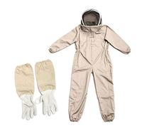Beekeeper Suit - Full Body Sting Proof Bee Suit With Ventilated Veil Hood - Protective Bee Suits Beekeeping Suit For Men And Women With Fencing Veil Professional Sting Proof Beekeeper Suit Beginner
