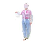 Beekeeper Suit Safety Protective Jacket With Hat For Anti Bee Fishing Breathable Veil Beekeeping Tools Bee-Proof Clothing 1 Set ,Full Protection(L)