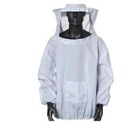 Beekeeper Suit, Siamese Beekeeping Suit Bee Clothes A Variety of Colors with Hat Anti-bee Suit Anti-bee Bite Equipment Farming Clothing Coverall,Never be Stung(Bianco)