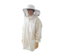 Beekeeping Anti Bee Suit 3 Layer Breathable Ventilated Protective Clothing Beekeeper Jacket With Removable Safty Veil Hat Suits ,Full Protection(3XL)