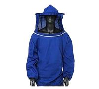 Beekeeping Anti Bee Suit 3 Layer Mesh Breathable Ventilated Protective Clothing Bee Jacket With Removable Safty Veil Hat Suits ,Full Protection