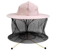 Beekeeping Beekeeper Anti- Bee - Fly Cap Hat | Wide Brim Face Thickening Sunscreen, Head Net Mesh Face Protection Half-Length Special Protection Beekeeper Equipments