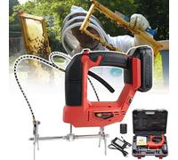 Beekeeping Electric Bee Shaker and Wireless Honey Frame Vibrator, Portable Bee Remover with Large Capacity Battery for Extended Use in Bees Farms (Red, 1 Battery)