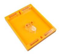 Beekeeping Equipment Hive Box Top Feeder with Clear Observation Cover 6 Step Access Ports 10 Frames for Honeybee Box Easy Clean Bee Feeder