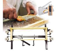 Beekeeping Equipment Threader Set - Bee Frame Wiring Tool, Fixture, Manual Nail Gun, and Pull Wire Tool for Frame Construction