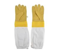 Beekeeping Gloves XL, Breathable Sheepskin Gloves with Extended Sleeves, Durable and Flexible Protection - Wear Material, Comfortable Mesh Cover, Ideal for Beekeepers