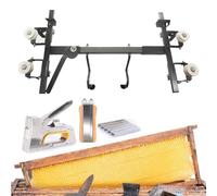 Beekeeping Honey Frame Threading Kit - Stainless Steel Manual Nail Gun, Wire Tensioner & Bee Frame Accessories