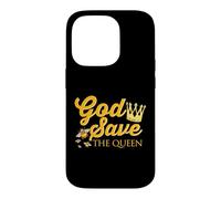 Beekeeping Humor God Save the Queen Fun Beekeeper Case for iPhone 14 Pro