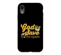 Beekeeping Humor God Save the Queen Fun Beekeeper Case for iPhone XR
